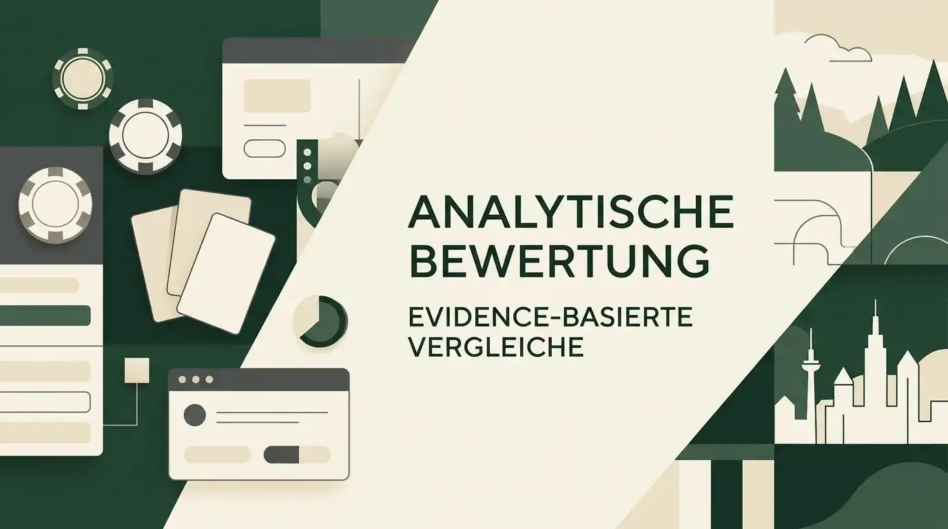 Abstrakte analytische Illustration zu einem Casino-Test für Deutschland